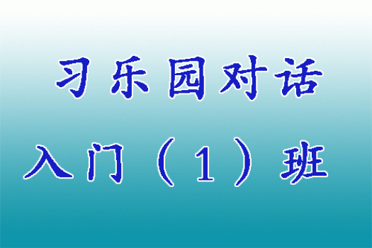 习乐园对话入门（1）班